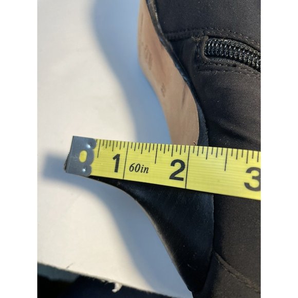 Donald Pliner Booties Size 8 M Black Lexie 2” Heel Pointed Toe Zipper Fabric - Picture 13 of 13
